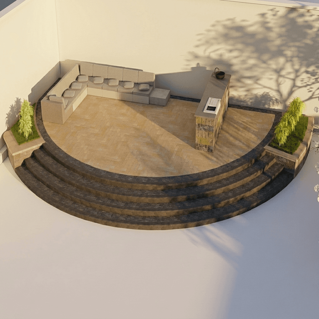 Dining Area 3032 - 12.35 x 7.20 m